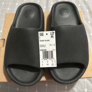 Authentic black Yeezy Slides